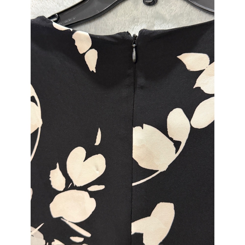 Tommy Hilfiger Petite Long-Sleeve Chiffon Combo Midi Dress 8P NWT - Picture 9 of 12